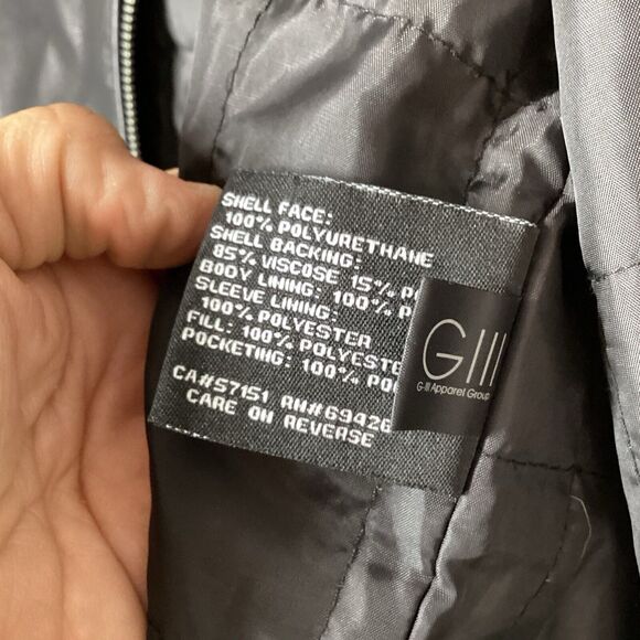 Y2K vintage WILSONS black MOTORCYCLE cafe racer XXL black jacket racing - Picture 5 of 11